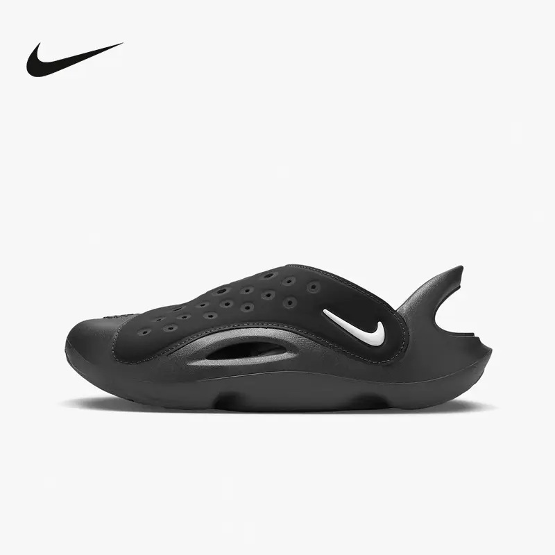 Nike Summer New arrival Beach Shoes Plaid Breathable Home Men's and Women's Slippers Fv6363-002