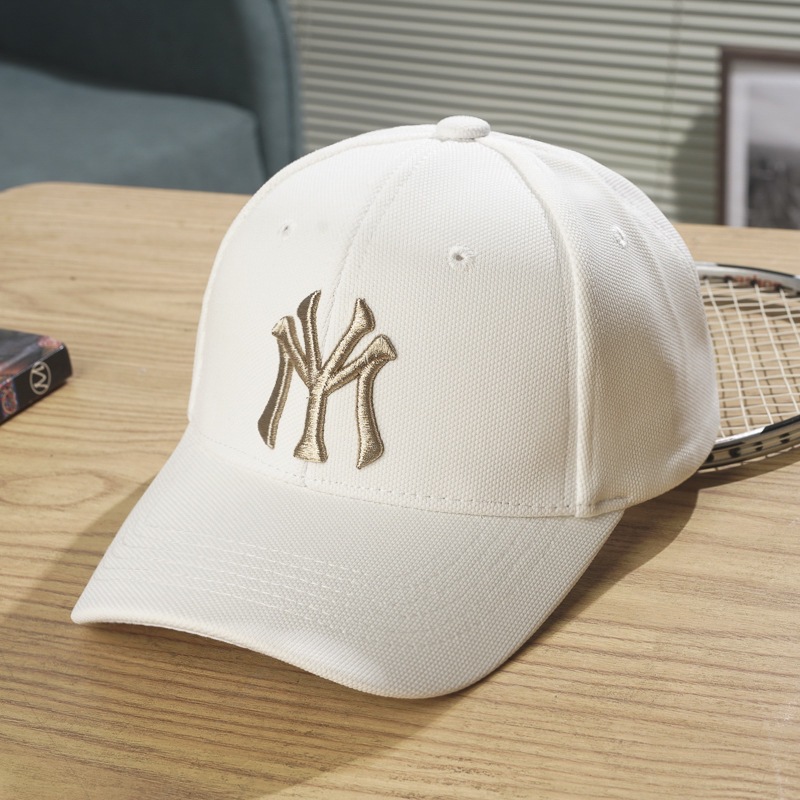 Women's New Style Deep Crown Hard-Brim Baseball Cap, Korean Version with Letter Embroidery, Cross-Border Couple's Sun Protection Duckbill Cap, Men's Wholesale