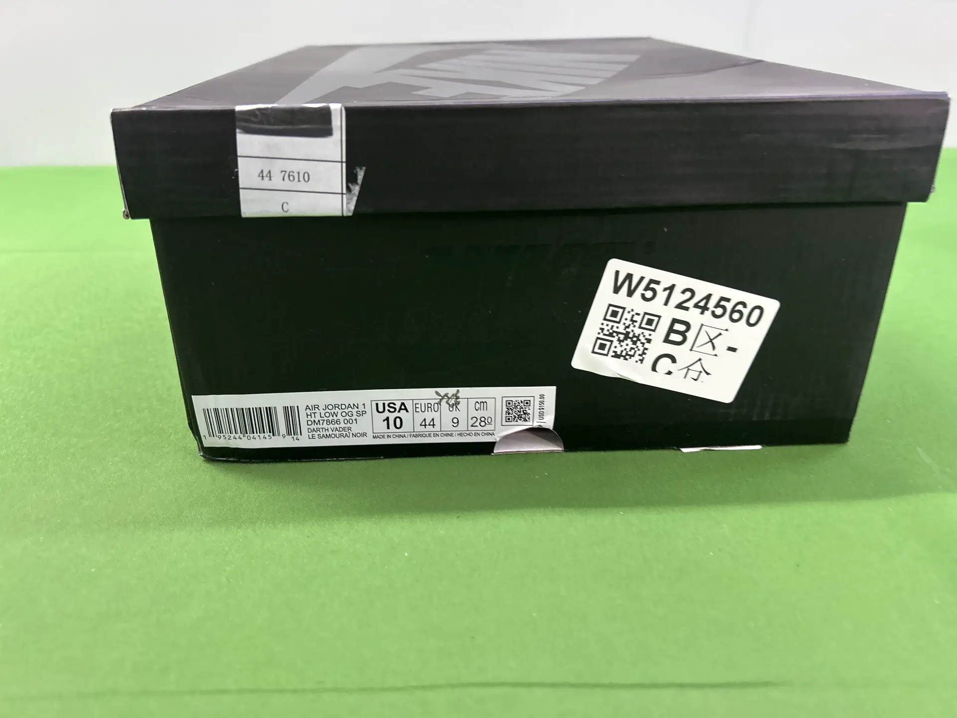 Air Jordan 1 High Low OG SP DM7866 001 Darth Vader Le Samourai Noir