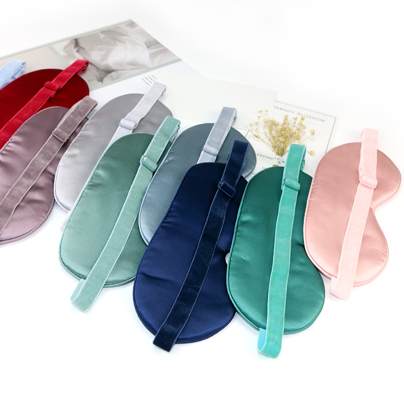 Special Clearance Sale: 19mm Heavy Silk Eye Mask with Velvet Strap, Adjustable Mulberry Silk Eye Mask, Breathable