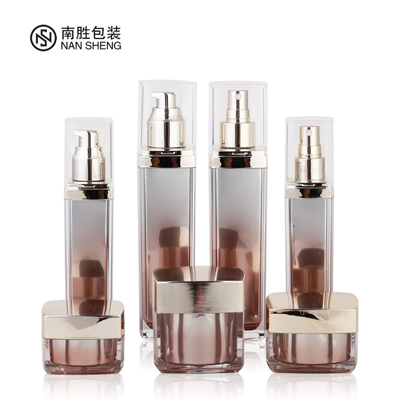 Lotion pump set bottle 120ml Acne Essence BB cream acrylic bottle whitening cream lady cream bottle wholesale