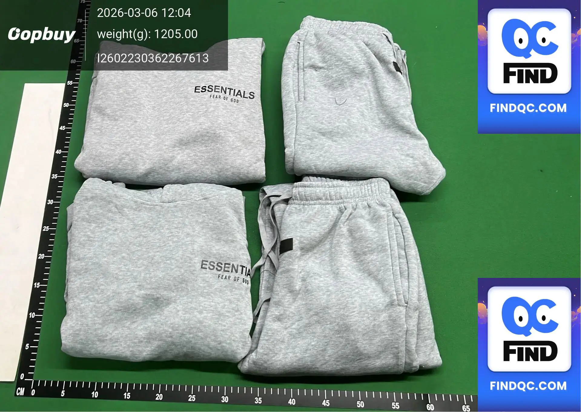 Fear of God Essentials Hoodie and Sweatpants Set