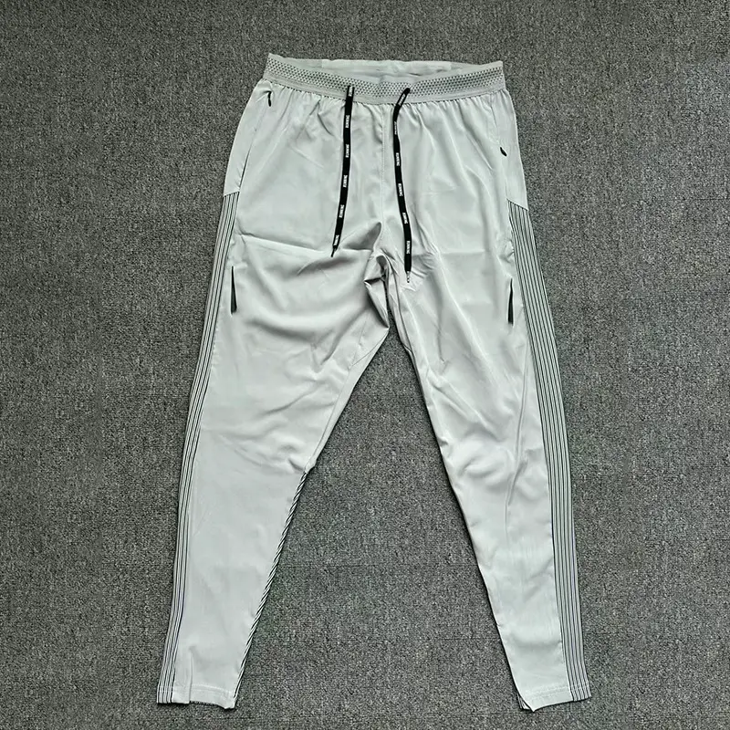 New Sports Track and Field Training Sports Long Spliced ​​Threaded Quick-Drying Pants Physical Examination Competition Clothing Quick-Drying Super Hot Outdoor