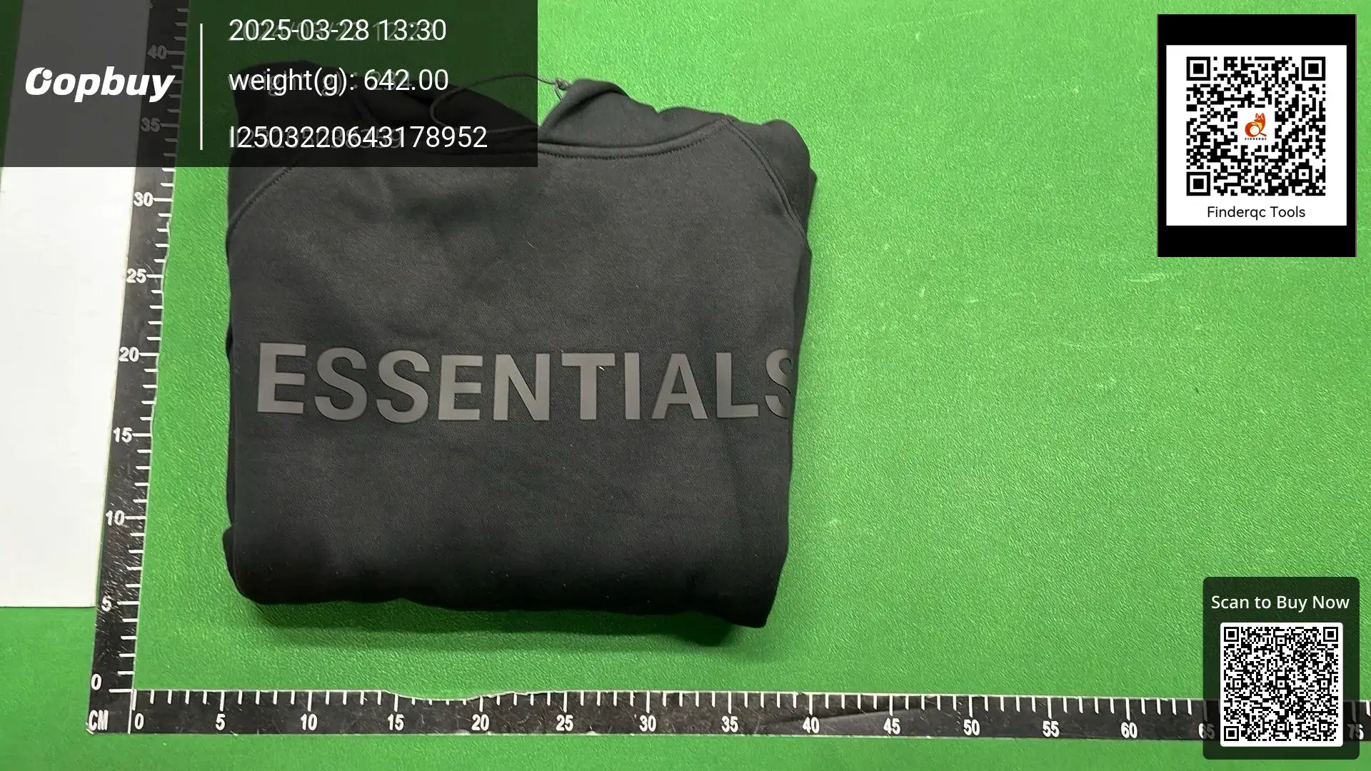 Fear of God Essentials Hoodie Black