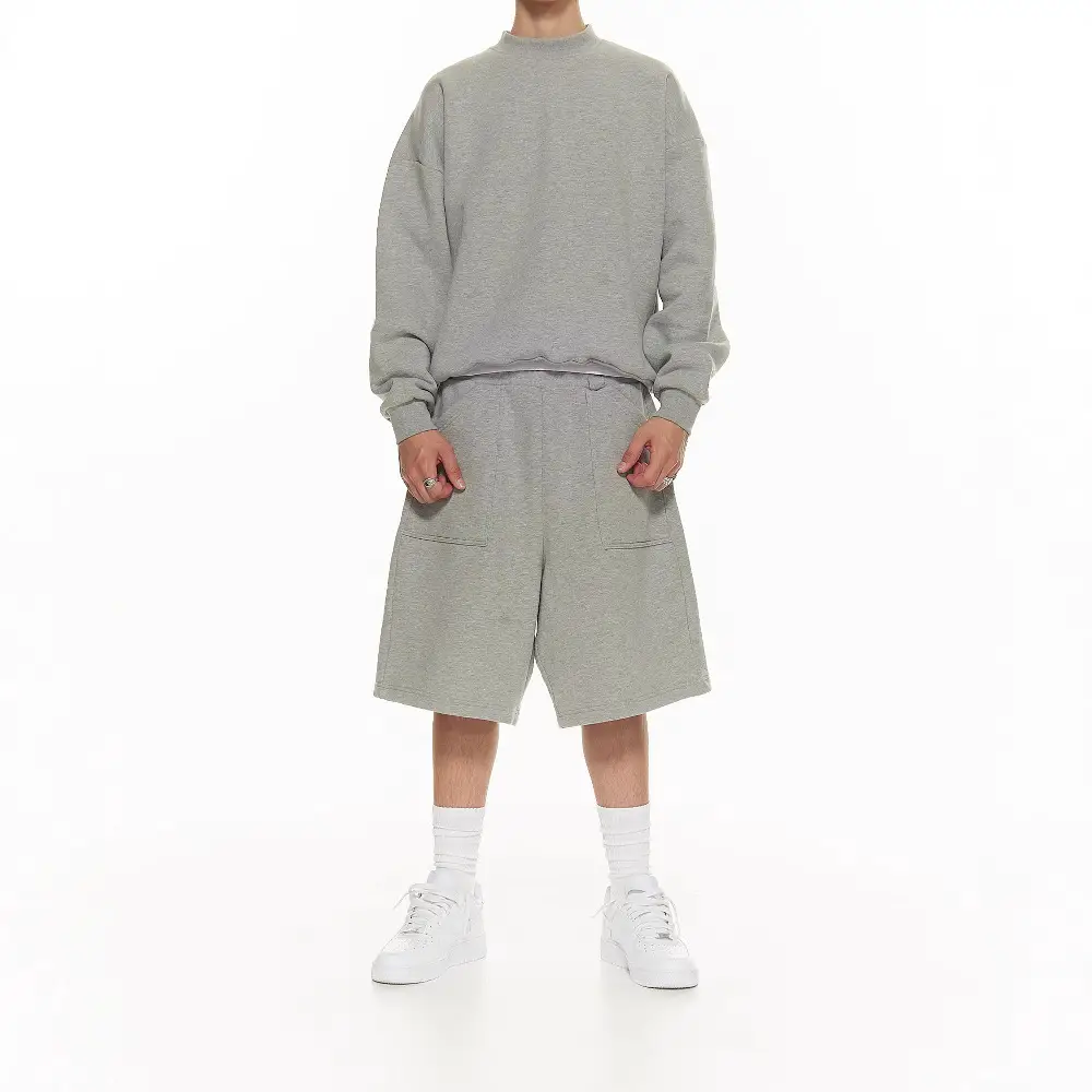 Europe and the United States cross-border summer straight tube loose multi-pocket shorts casual pants high street hip hop kpop wear y2k men's and women's pants