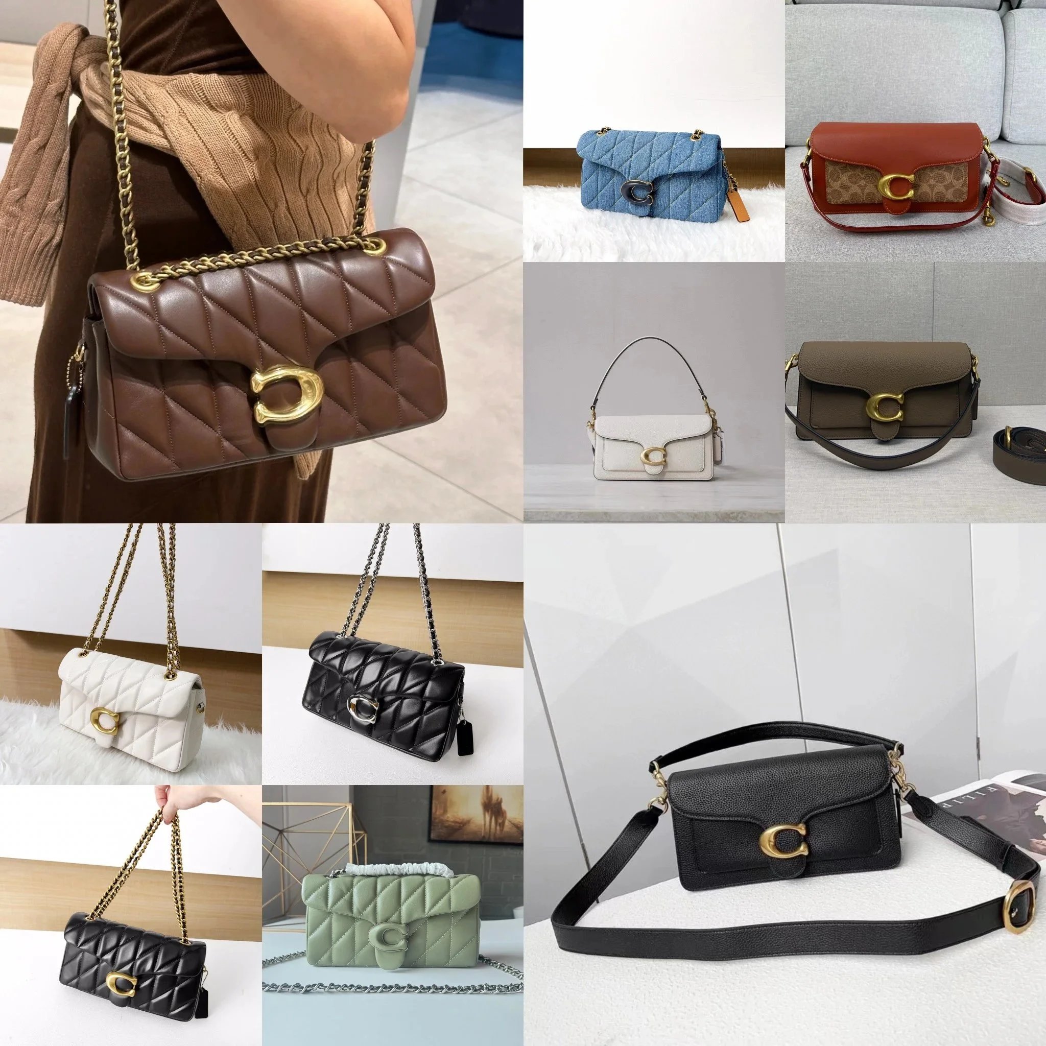 Coach Quilting Tabby Bag