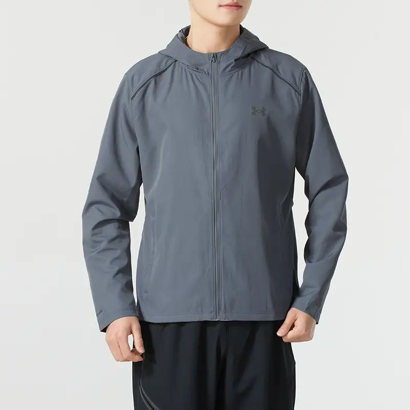 Under Armor Men's Sports Suit Summer Running Training Windproof jacket Outwear Sports pants Two-piece set
