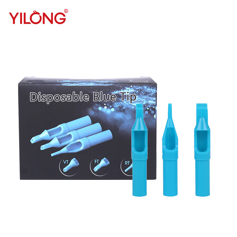 Yilong Tattoo Disposable Needle Mouth Tattoo Needle Mouth Blue Tattoo Needle Tattoo Supplies Tattoo Equipment Supplies