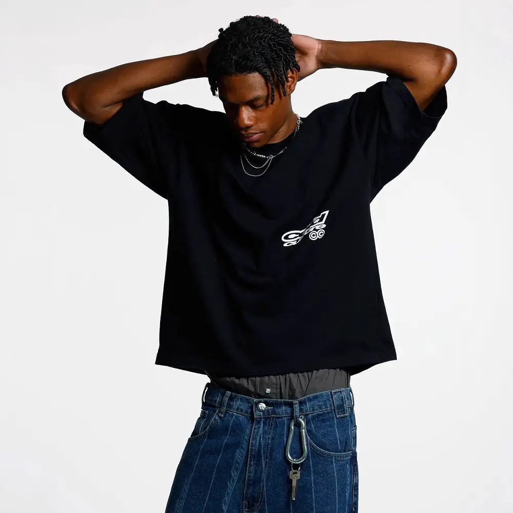 New Product Y2K2025 American Street Hip-Hop Style Cartoon Men's and Women's Printed Loose T-Shirts with Stylish and Versatile Cross-Border Trendy Brands