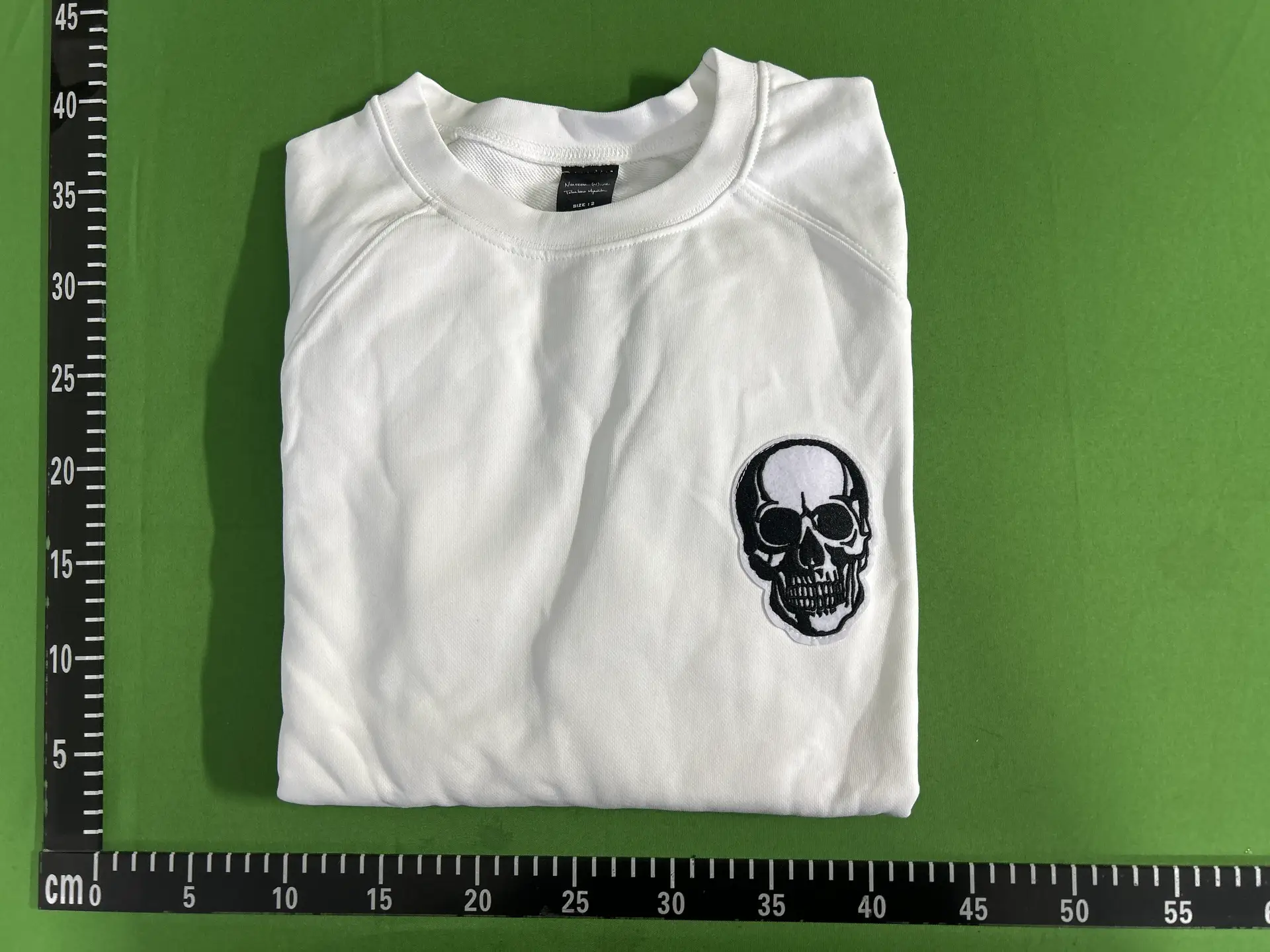 Number (N)ine Double Skull Sweatshirt White