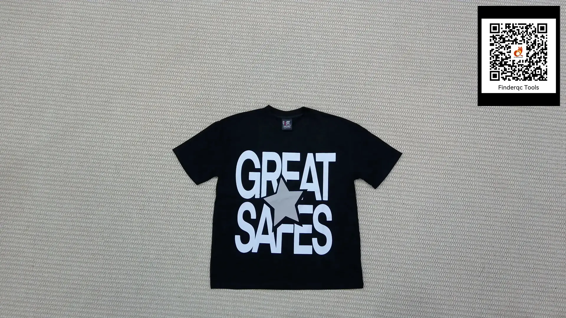 GANT Great Safes Black T-Shirt