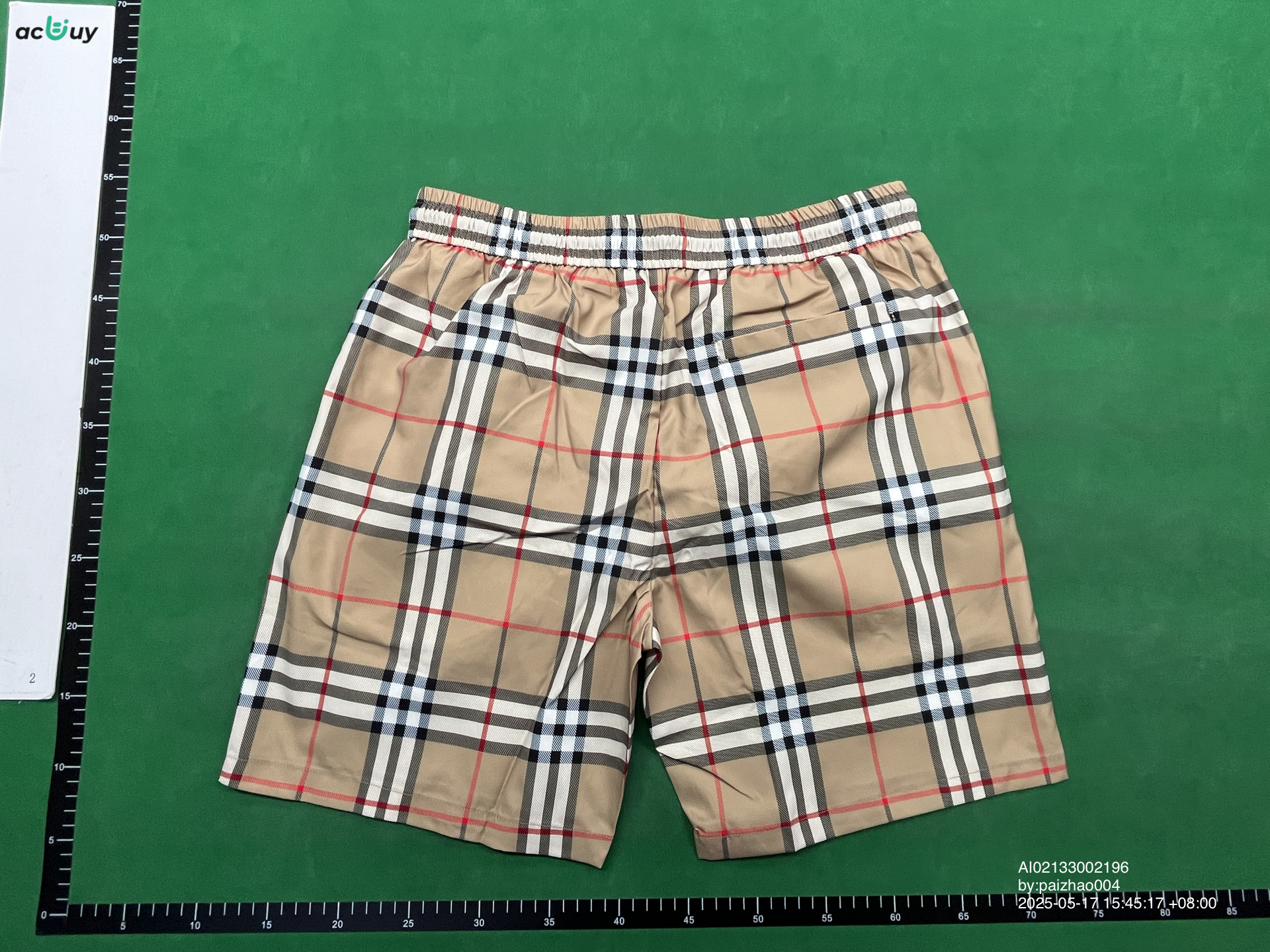 Burberry Check Swim Shorts QC