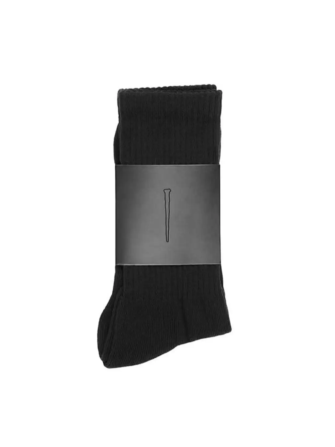 【Crsc】Marcel Everette Towel-Soled Embroidered Casual Trendy Mid-Calf Socks, Same Style as Pengiri