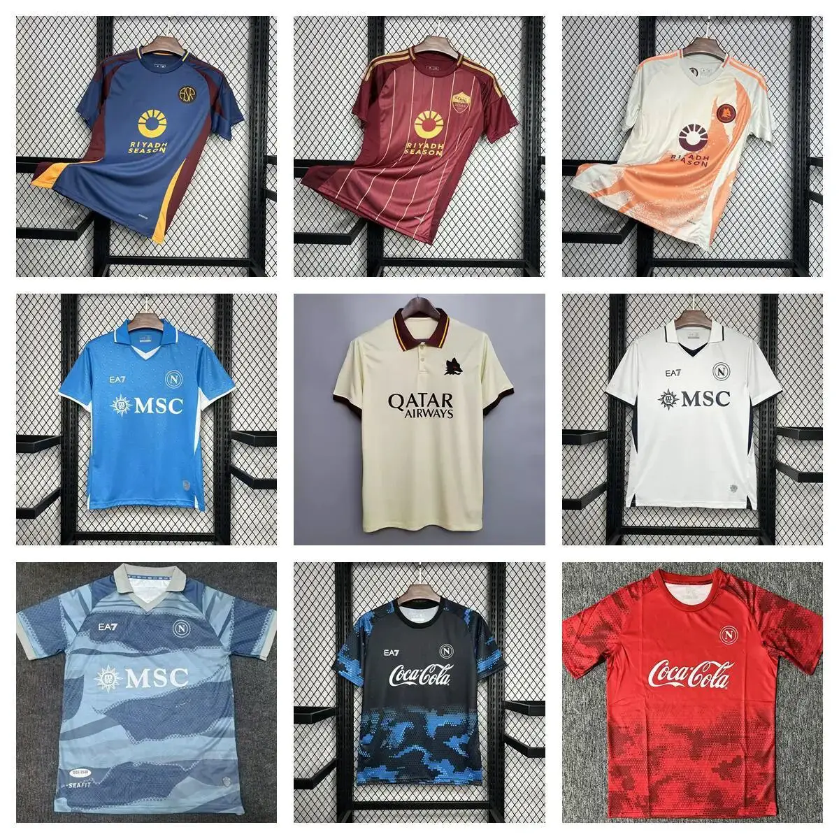 Football Club Jerseys Collection