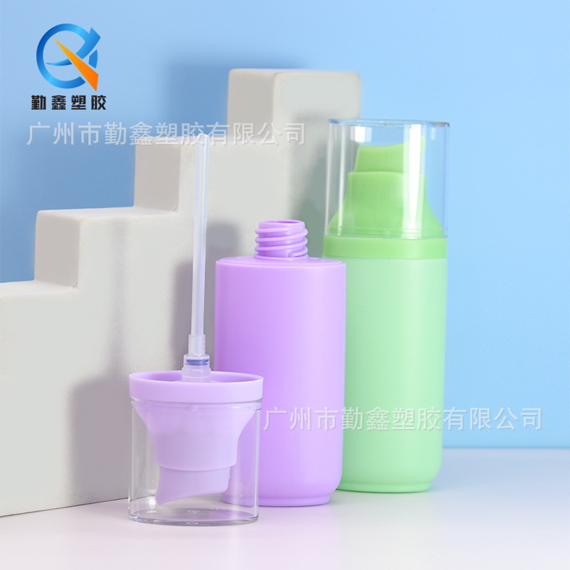 New 60ml Sunscreen Empty Bottle Sunscreen Bottle Hand Cream Pe Skin Care Product Packaging Material Flat Bottle Isolation Cream Bottle