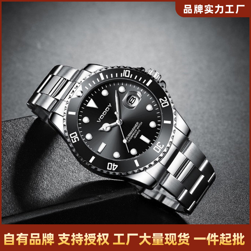 Vodoy Men's Calendar Luminous Waterproof Business Quartz Watch, Direct Sales from the Manufacturer, Wholesale Starting from One Piece