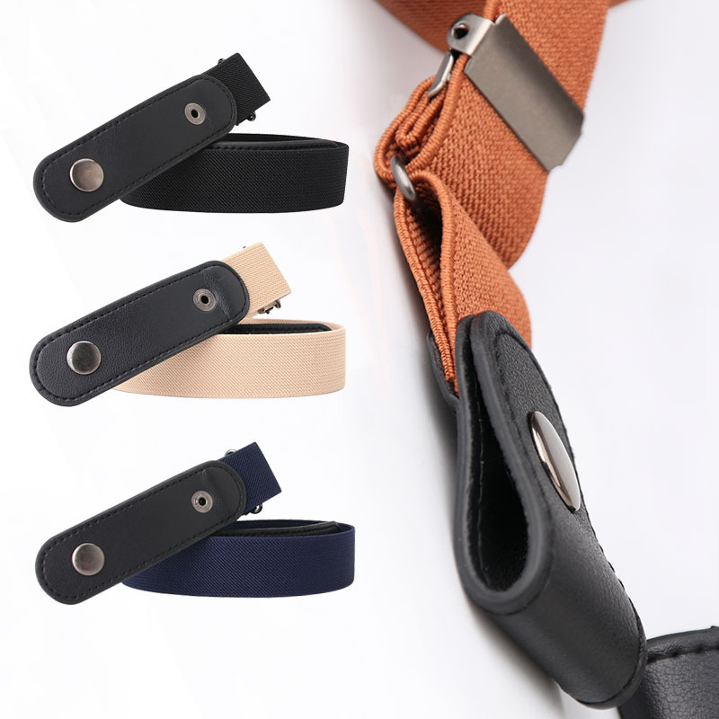 Lazy Traceless Ins Style Belt Women's Summer Decorative Jeans Fashion Trendy Women's Belt