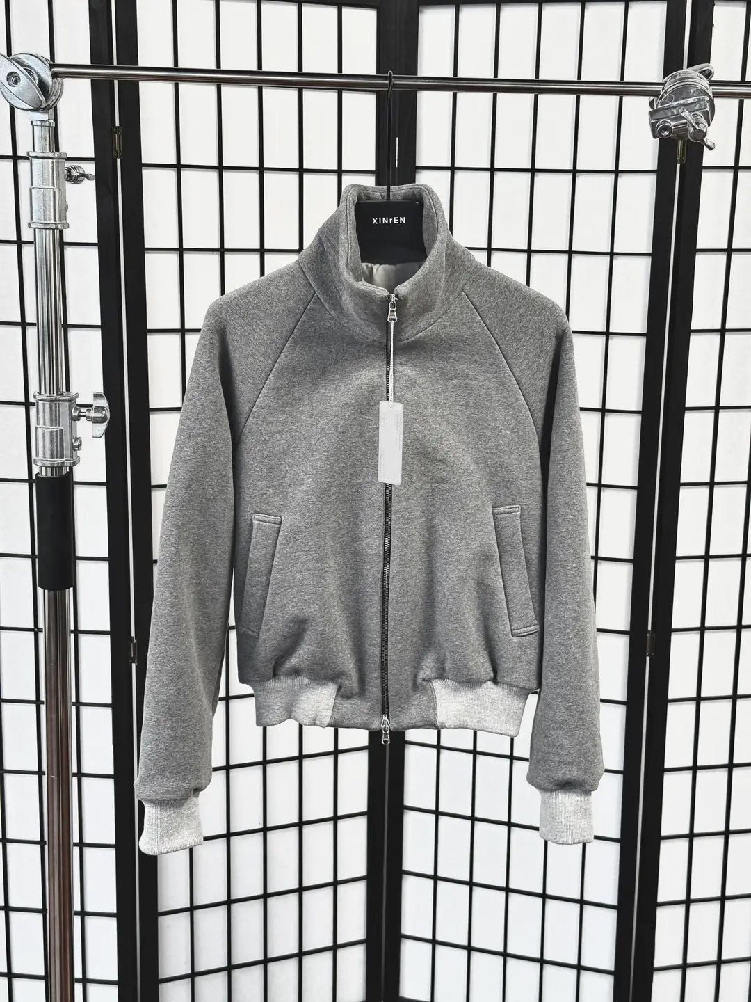 Xinren Top-Tier Vujade009 Ryan Snowflake Gray Jacket, Ultra-Heavyweight, Autumn and Winter Warmth, the King of Fit
