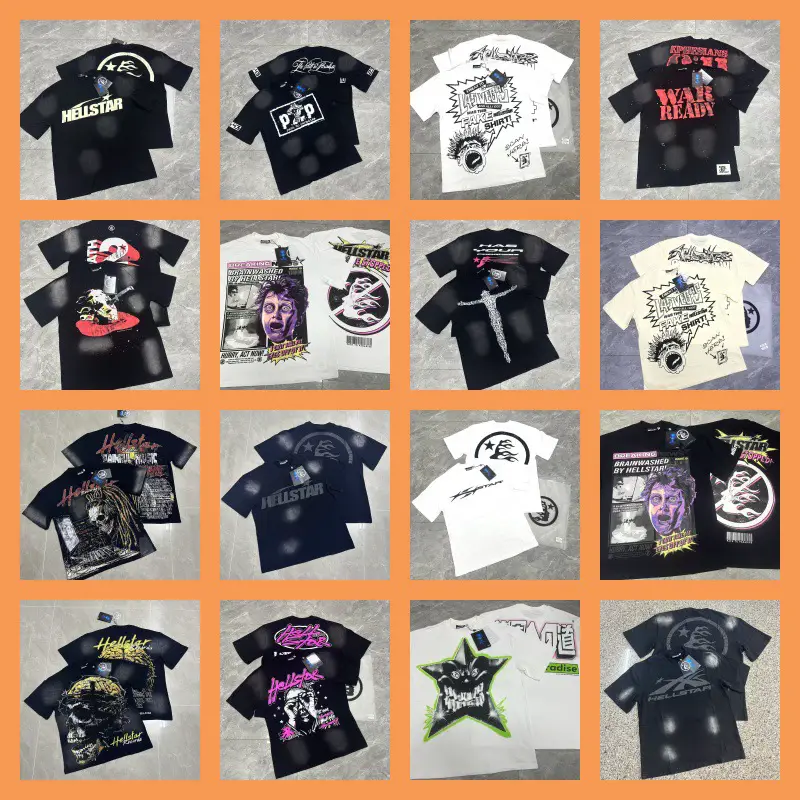 Trendy Skull Baseball Graffiti Print Summer Unisex Casual Loose Short Sleeve T-Shirt Cross-Border Print Collection