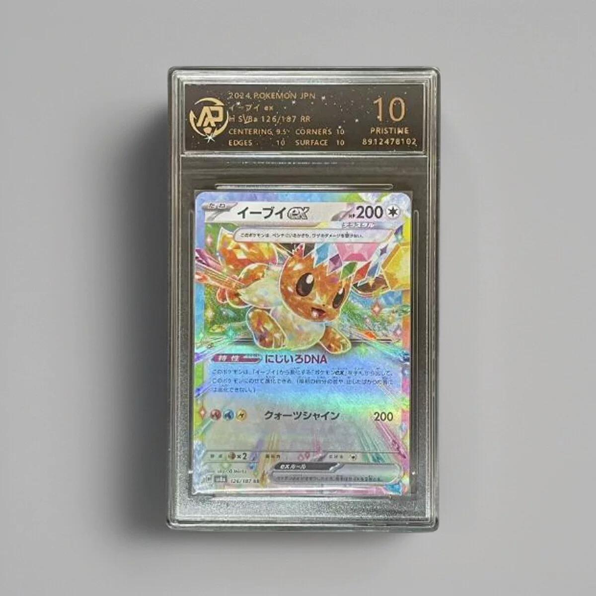 宝可梦PTCG卡牌捷拉奥拉伊布谜拟丘喷火龙耿鬼烈空坐中日版评级卡