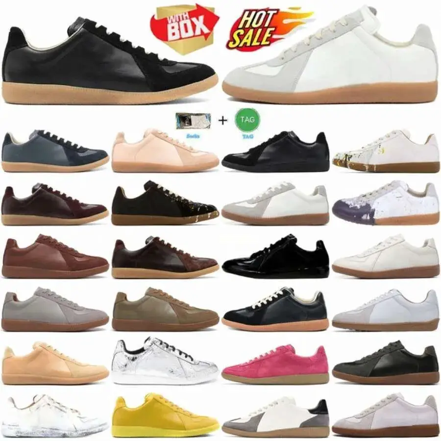 Margiela Training Shoes 2025 New Retro Putian High Version Pure Original Mm6 Casual Men's and Women's White Shoes Sneakers