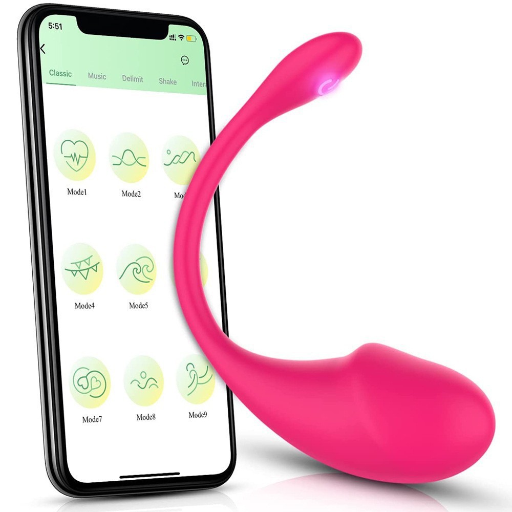 Wireless APP Remote Control Wear Simulation Tadpole Jumping Egg Female G-spot Orgasm Masturbation Vibator Small Whale Jumping Egg