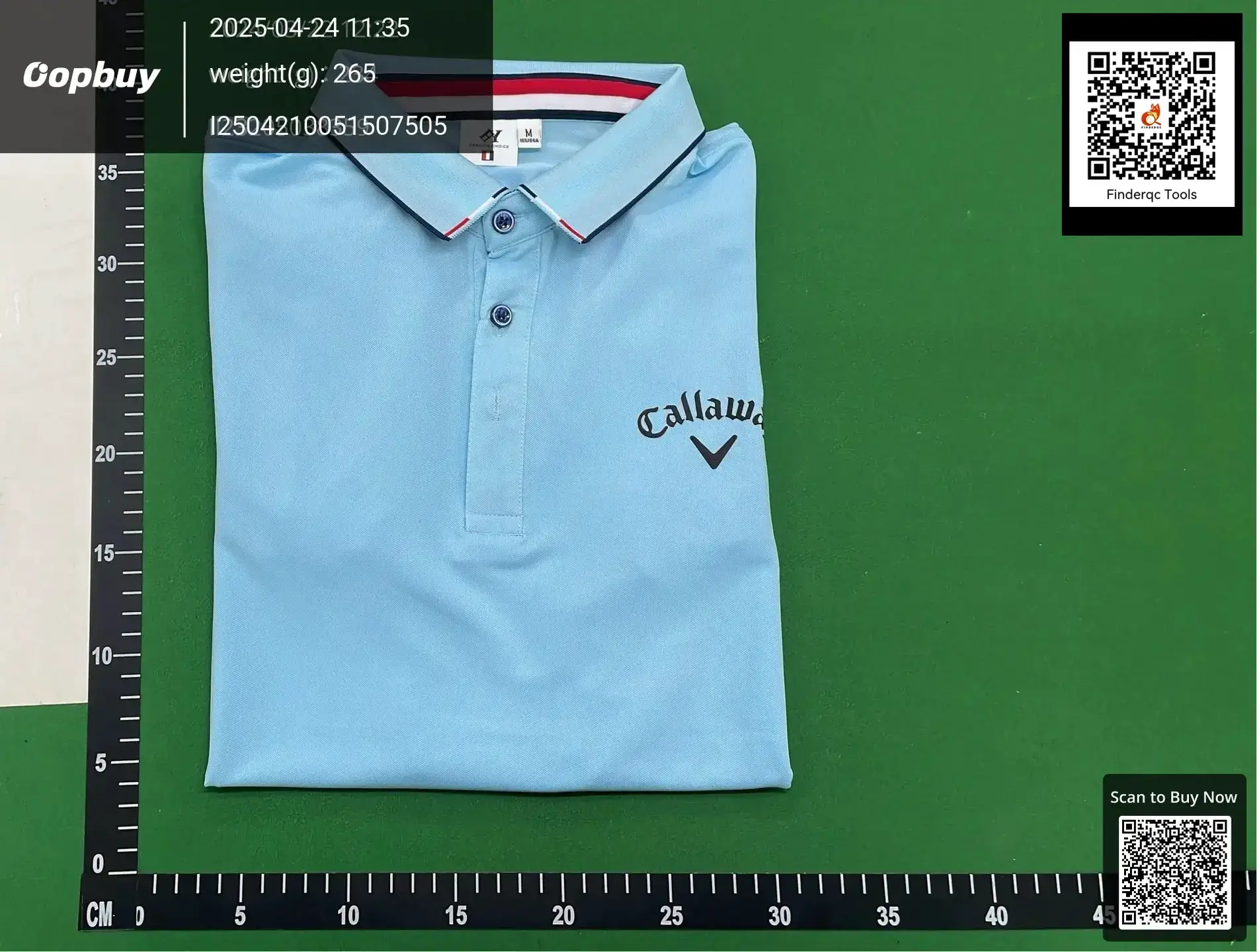 Callaway Golf Polo Shirt Light Blue
