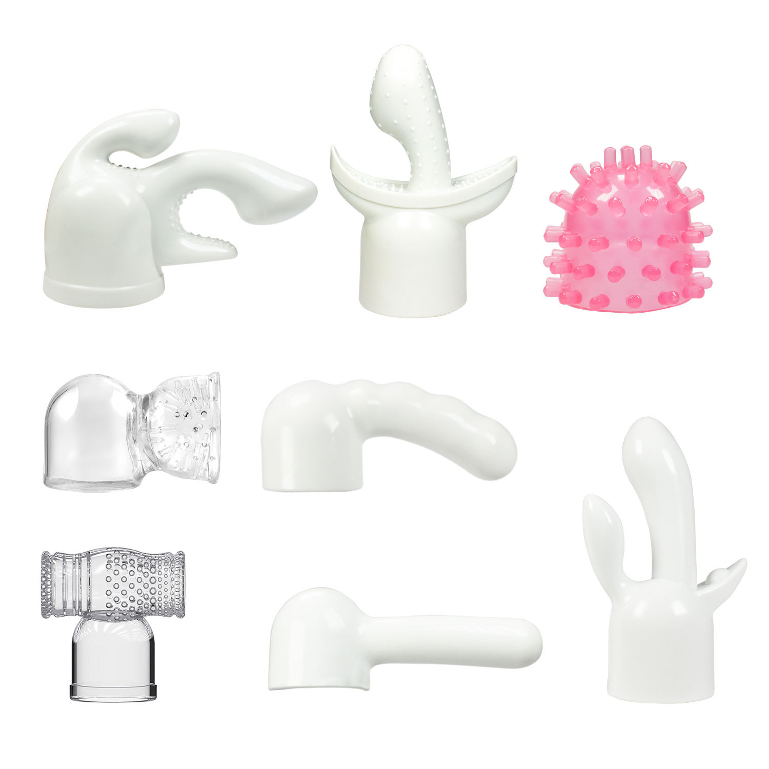 16 Types of Large Av  Head Covers Tpr Silicone Massage Stick Accessories for Women and Men Direct Sales Silent