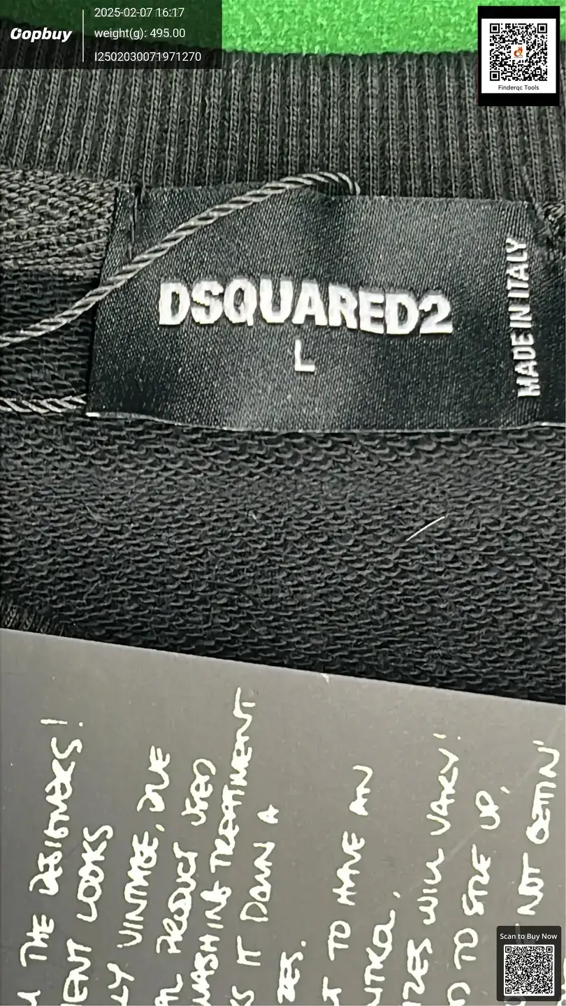 DSQ LIAN D2 AliExpress Amazon cross-border foreign trade network for men's clothing DSQUARED2