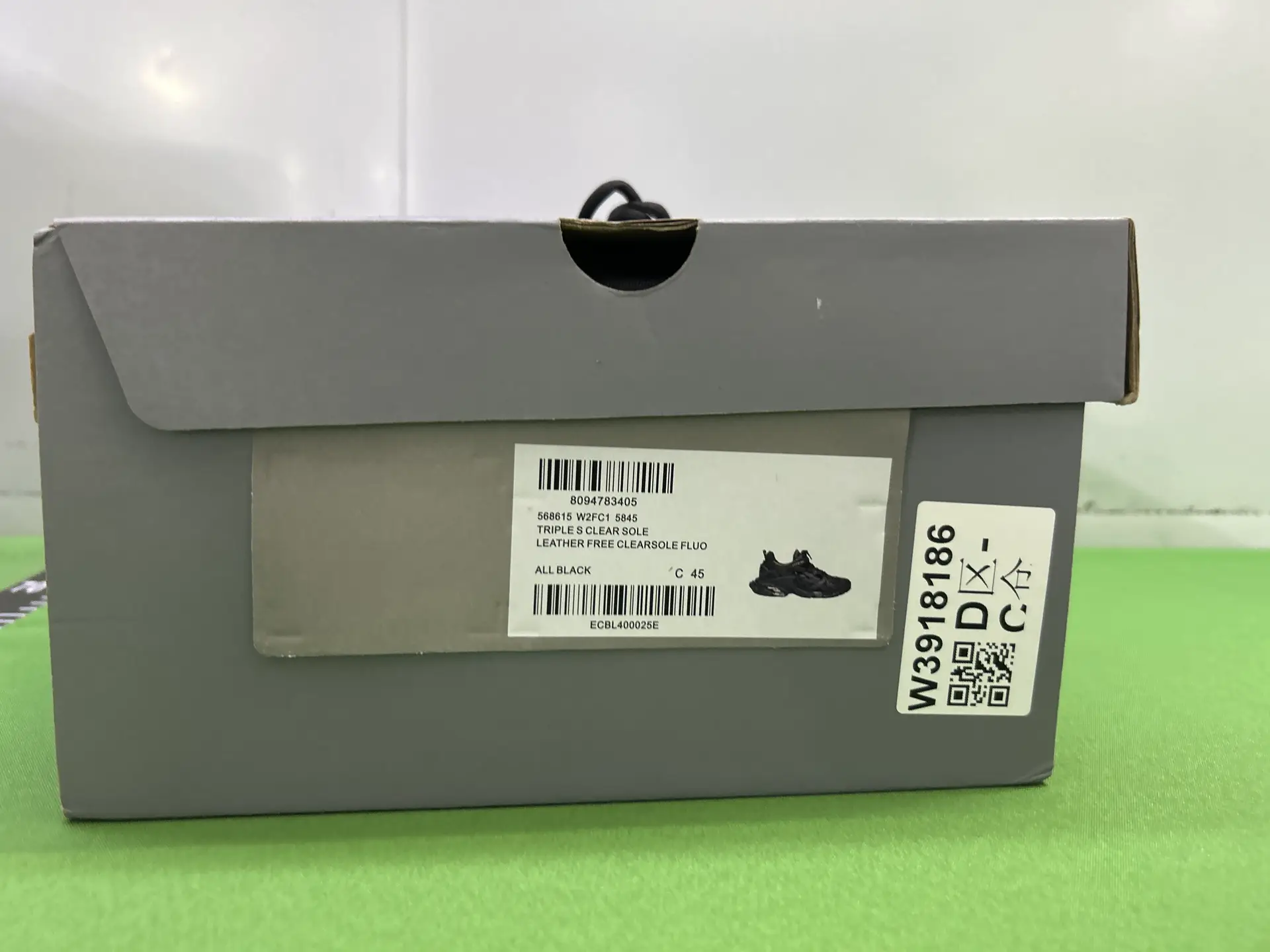 Balenciaga Triple S Clear Sole All Black