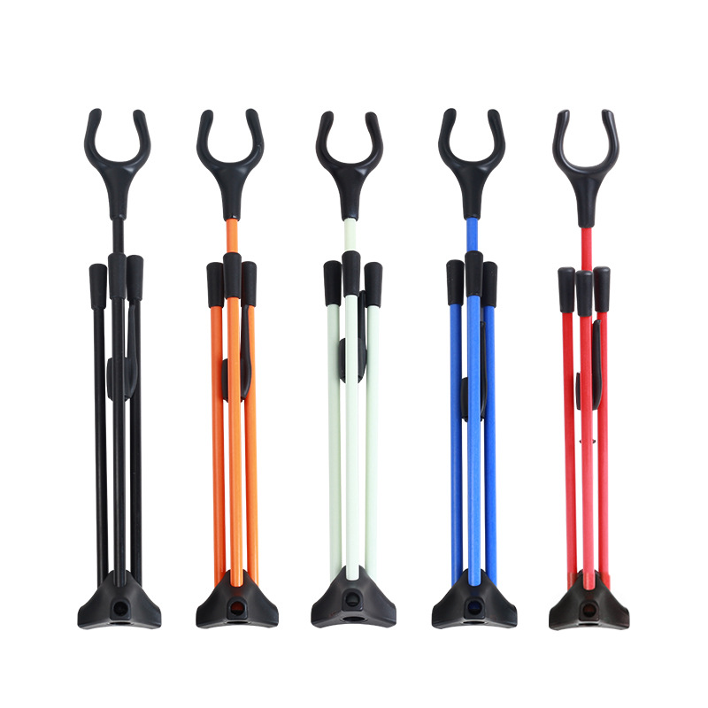 Recurve Bow Stand Competitive Hunting Traditional Bow Archery Hall Archery Stand Portable Quick Release Stand Archery Fiberglass Bow Stand