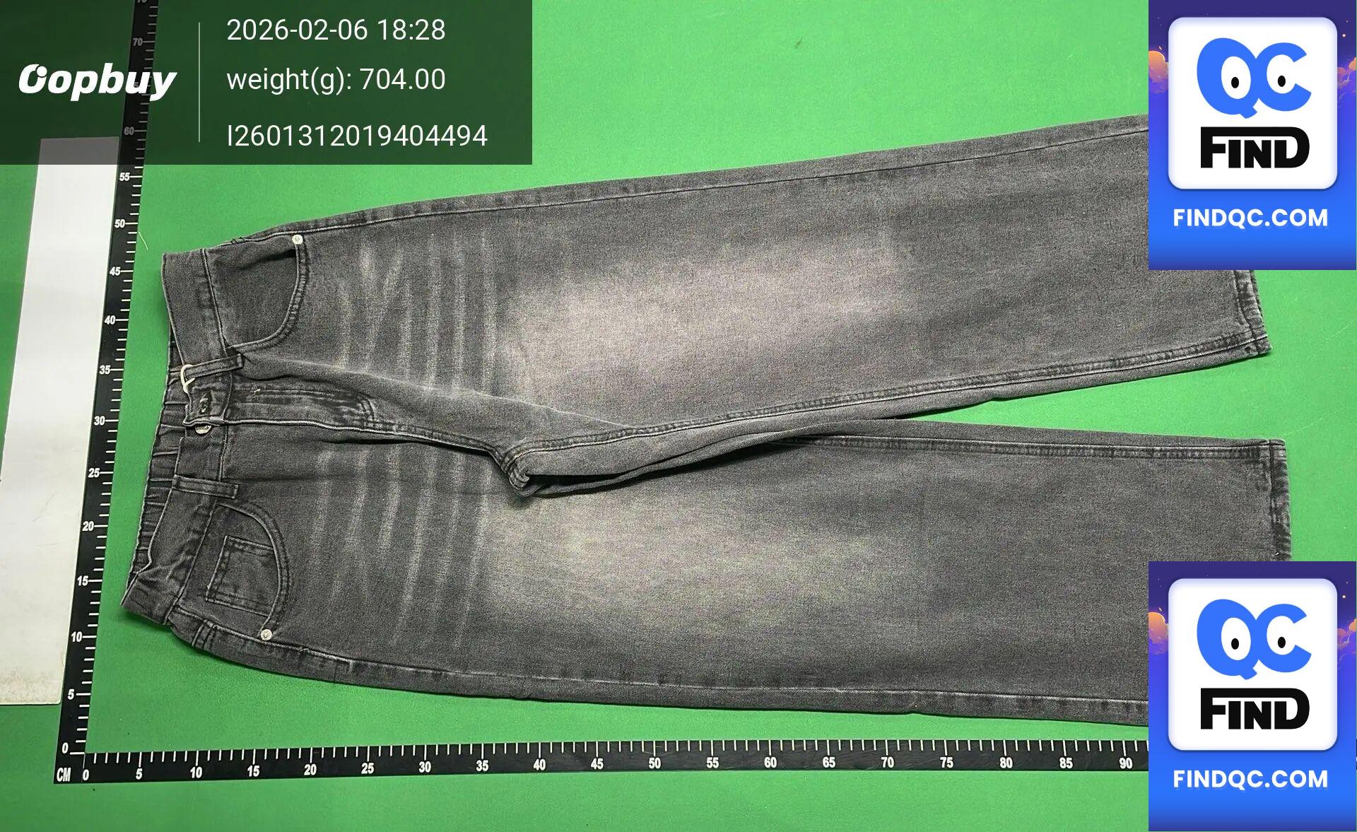 JIAMU Tricolor New Baggy Jeans Straight Loose Wide-leg Trousers Washed Rubber-band Jeans for Men and Women QC