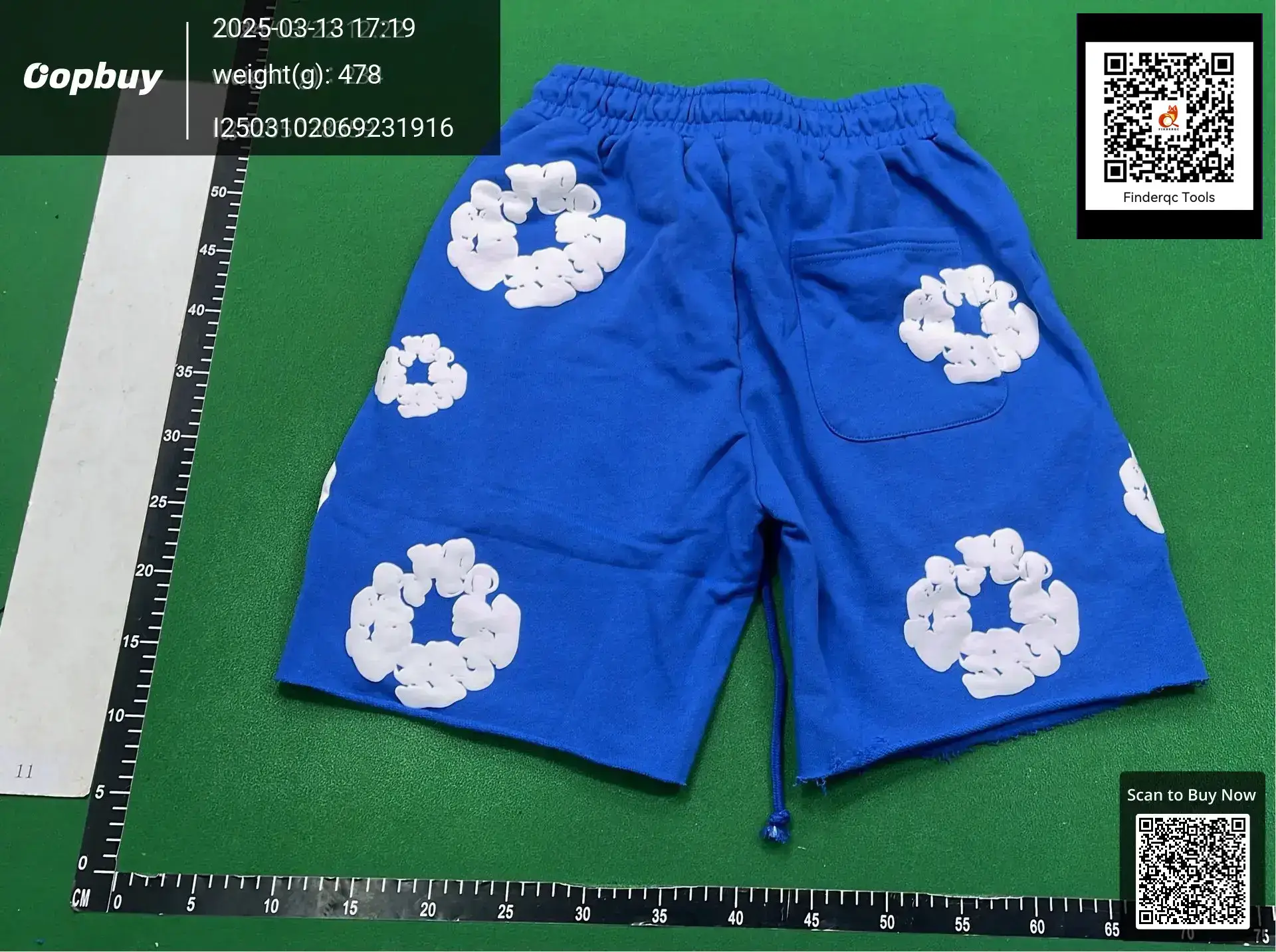 Cross-border European and American Fashion Brand Main Line Kapok Foam Printing Casual Shorts Men's and Women's vintage Beach Pants