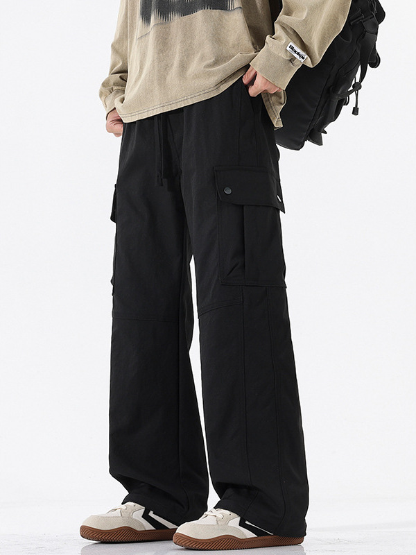 Minger | 2025 Spring New Loose Wide Leg Crane Pants Men's American Outdoor Fashion Brand Straight Casual Pants Men