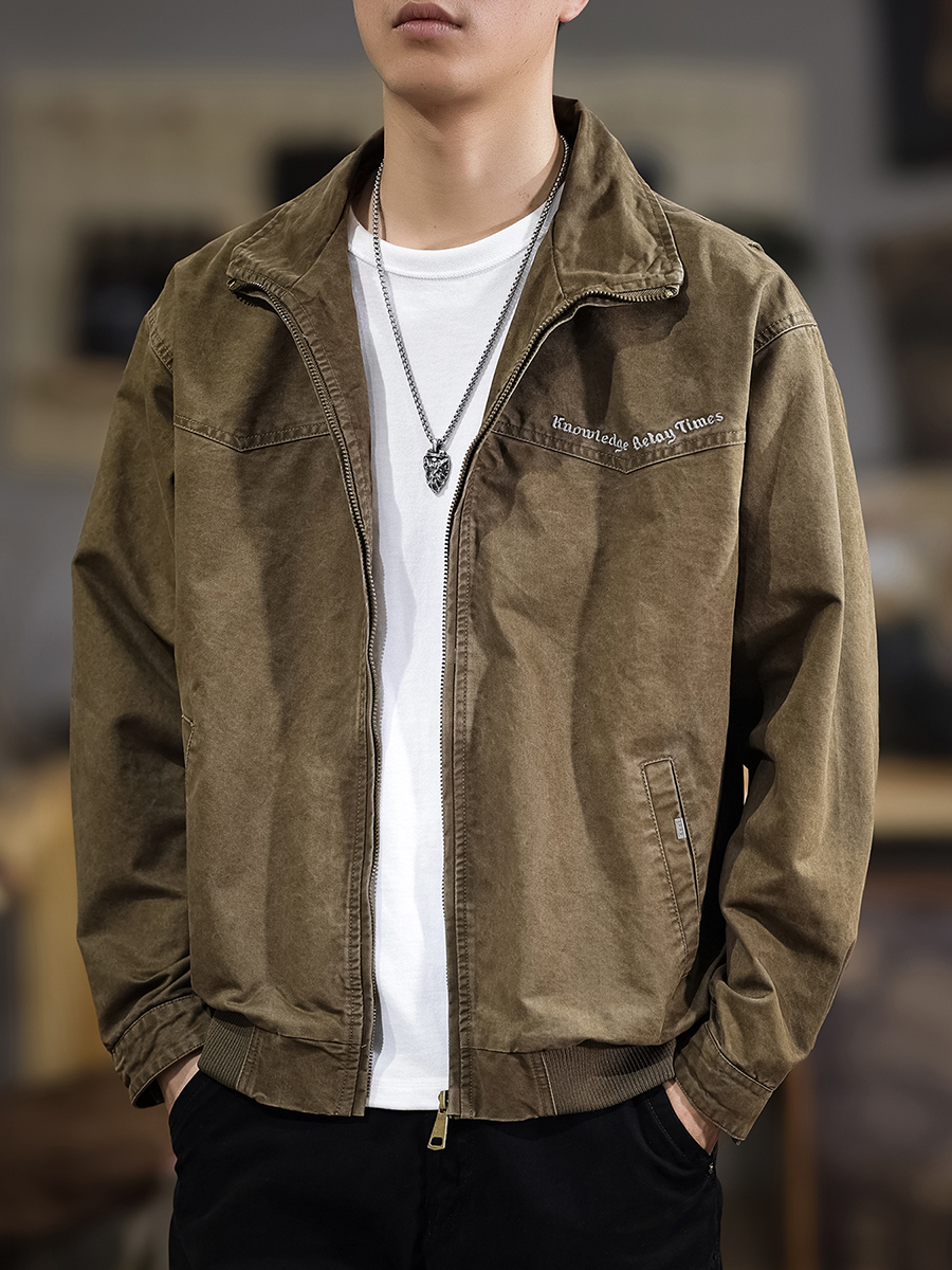 Winter American-Style 2025 Pilot Jacket for Men, Padded, Cool and Casual, New Autumn and Winter Men's Workwear Jacket