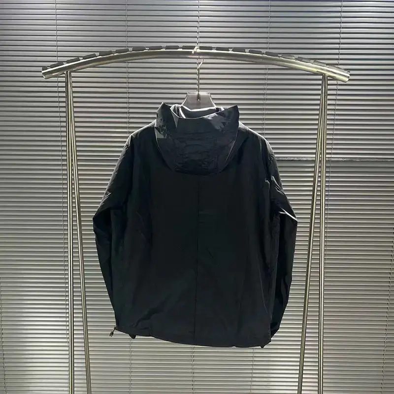 Stone Trendy Brand American-Style Armband Hooded Waterproof Jacket Unisex Jacket Coat