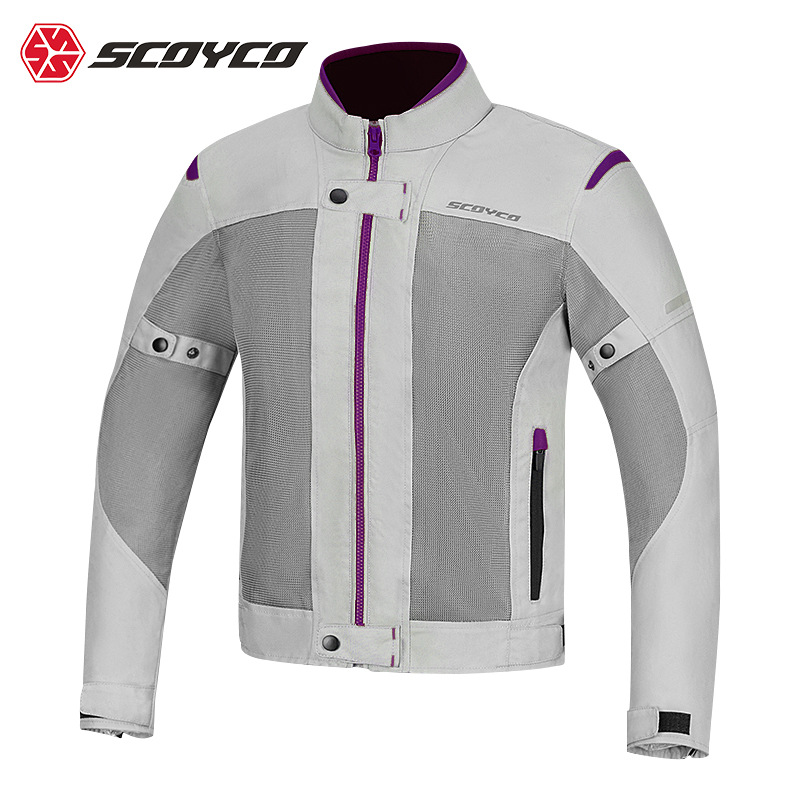 Ski Feather Motorcycle Riding Suit Men's and Women's Summer Mesh Breathable Drop-resistant Jacket Motorcycle Racing Suit Knight Equipment