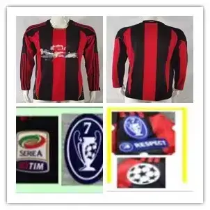 A.Cmila Retro 10-11 Home Long Jersey【Id:1004093740】