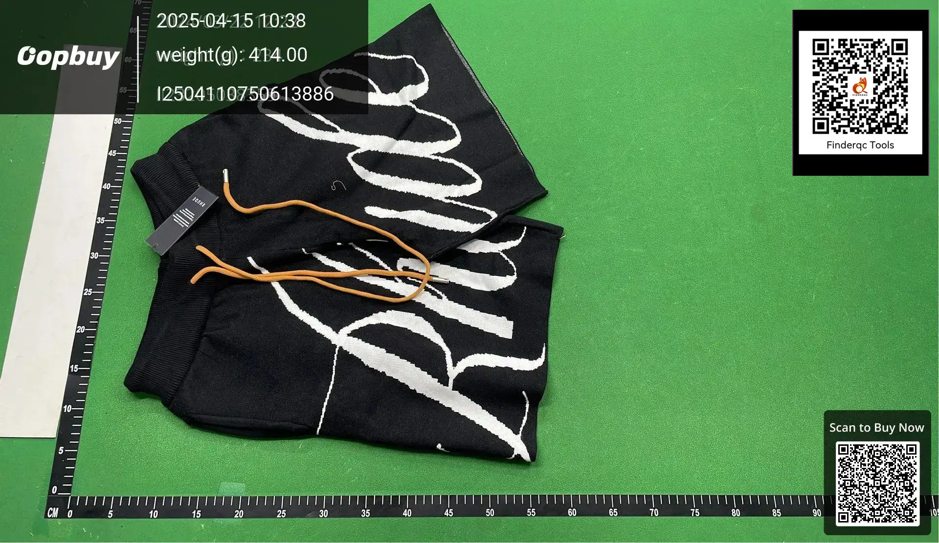 Cross-border Trendy Brand RHUDE Letter LOGO Jacquard Knitted Wool Casual Shorts Men's and Women's American High Street Pants