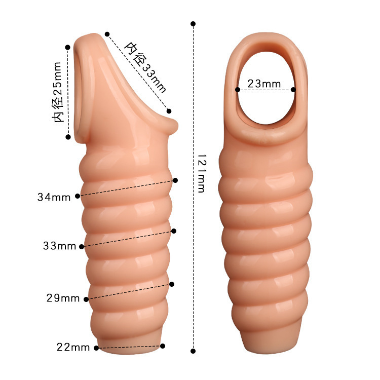 Men's Mace Adult Sex Products Crystal Cover Penis Cover Bold and Long Penis Cover