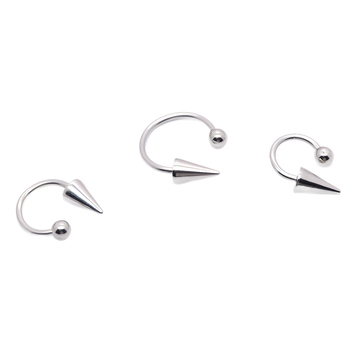 New stainless steel hot girl hole-free U-shaped fake lip nail lip clip lip ring nose nail puncture jewelry cross-border supply