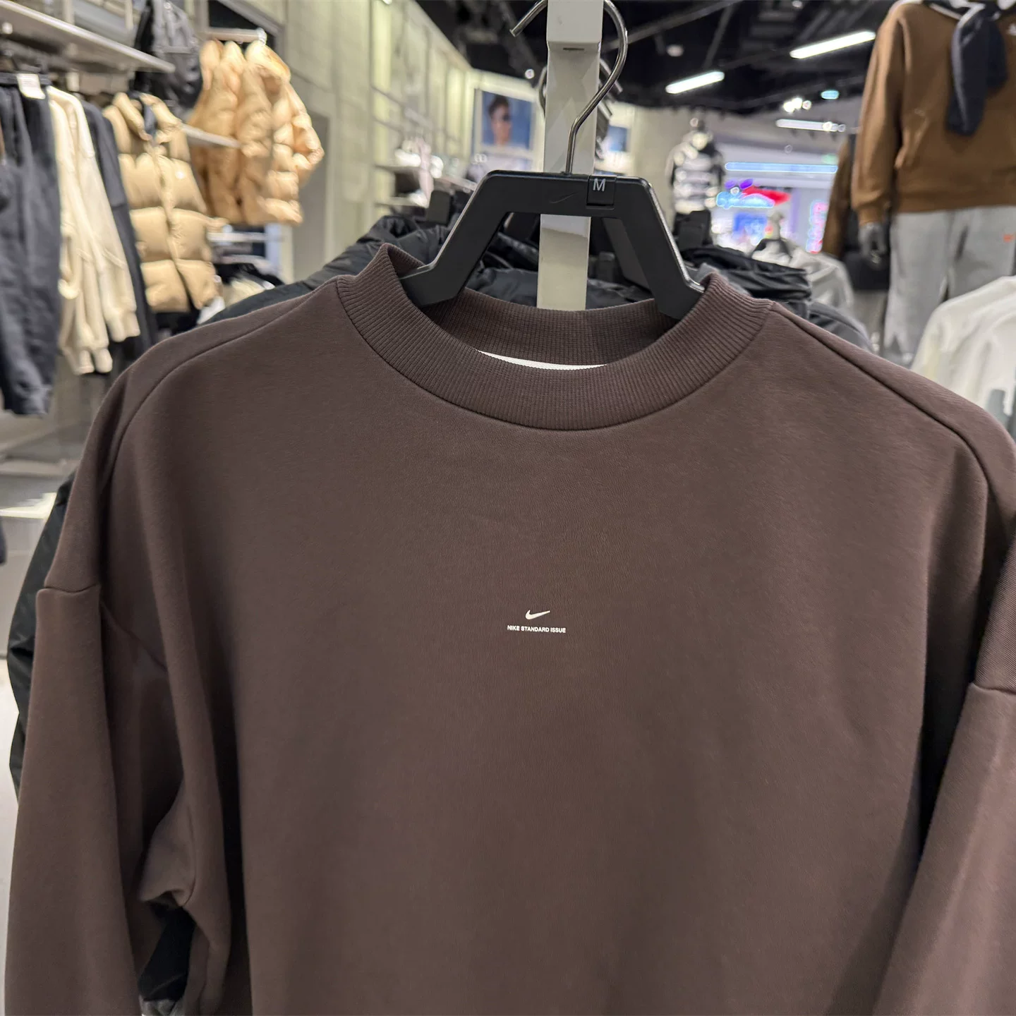 Nike sweatshirt men's round neck fleece warm, loose and comfortable sports and leisure pullover IM5902-237-010