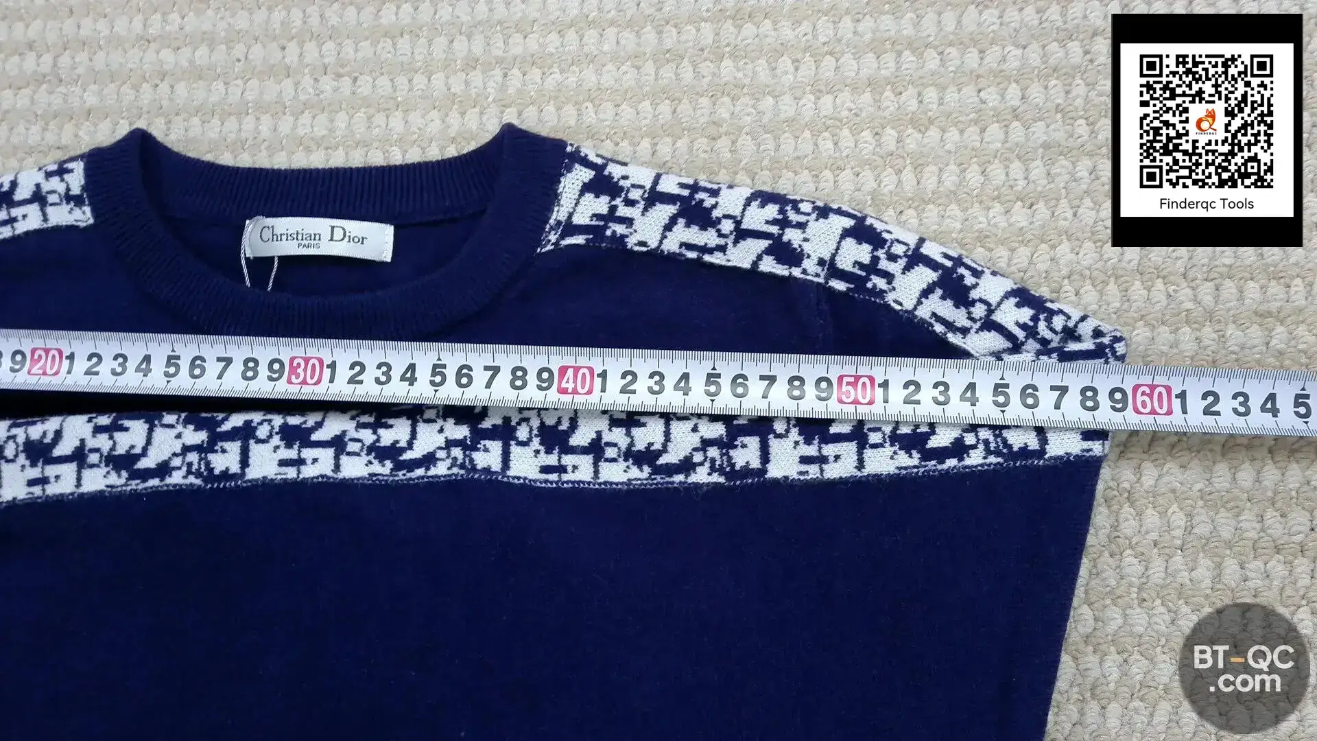 European Station Cross-border Special for Autumn and Winter High-end Correct Version Ribbon Jacquard Crewneck Knitted Sweater Trendy for Men and Women