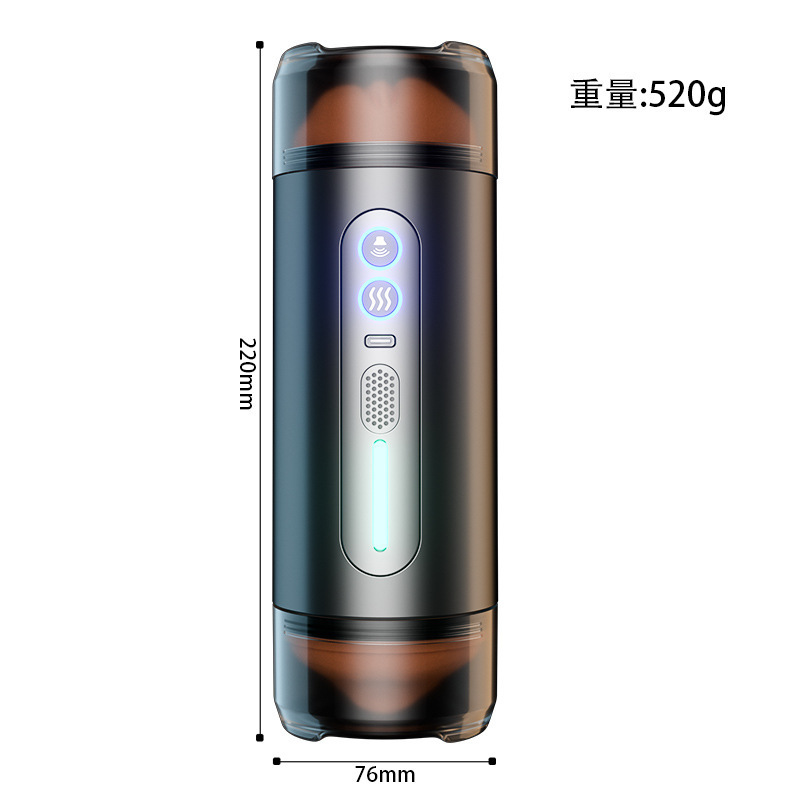 Jiuai Double-Headed Electric Airplane Cup with Automatic Vibration and Sound, Dual-Hole Male Masturbation Sex Toy, Adult Products Dropshipping
