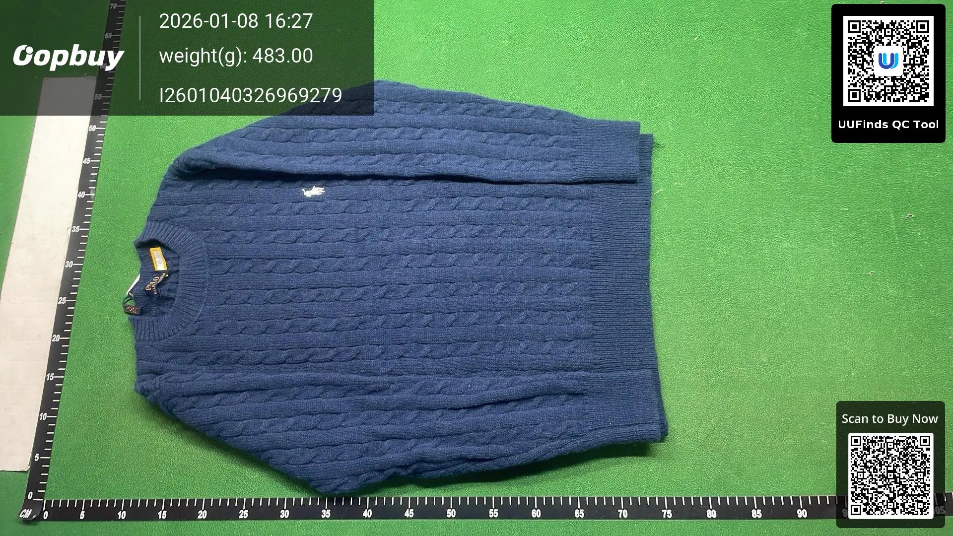 l.f.l.l Cr.ew twist knit sweater