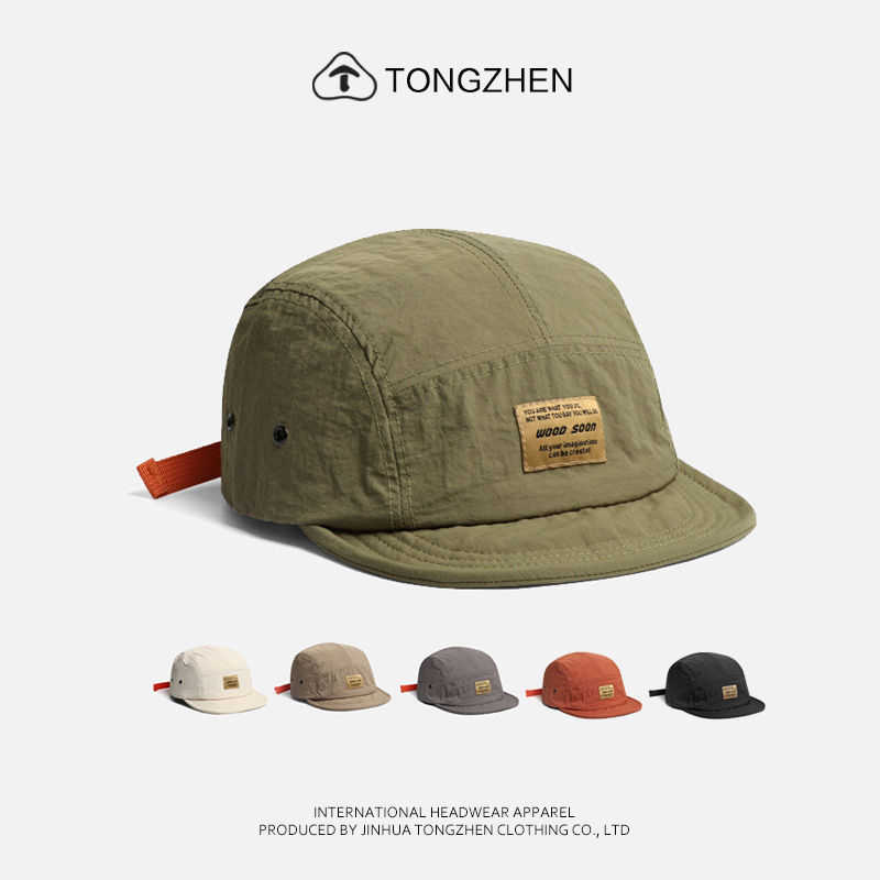 Japanese Style Quick-drying Breathable Short Brim Baseball Cap Men's and Women's Tooling All-match Soft Top Hip-hop Cap Women's Soft Brim Fashion Cap