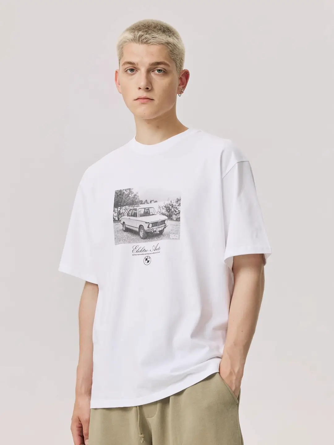 Kith Retro Fashion Casual Unisex Couple Digital Direct-Print Kangli Print Summer Pure Cotton Loose Short-Sleeve T-Shirt