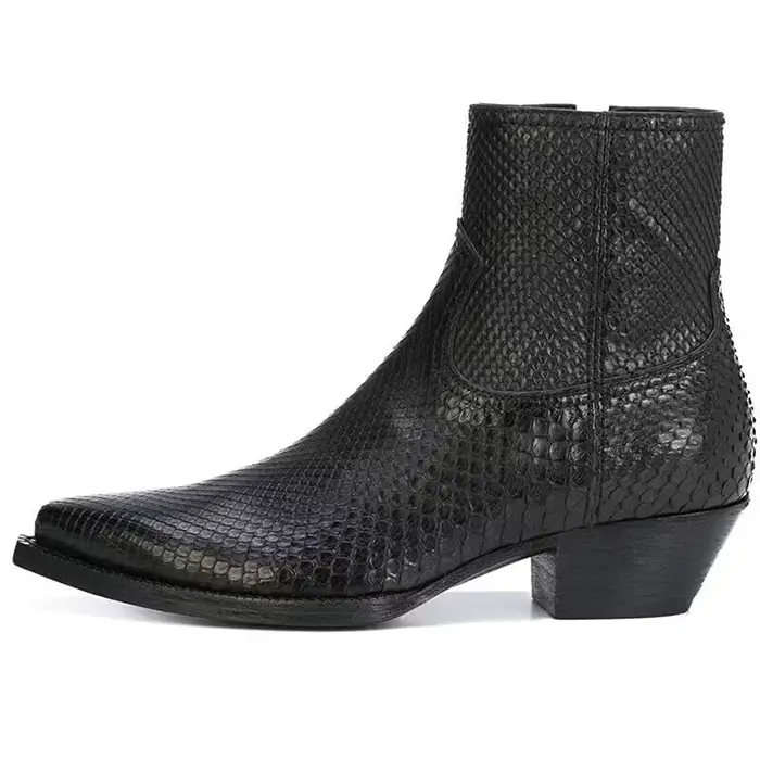 boots Fashion New Spring and Summer Chelsea boots male Breathable Fashion Stylish Pointed Fashion Shoes