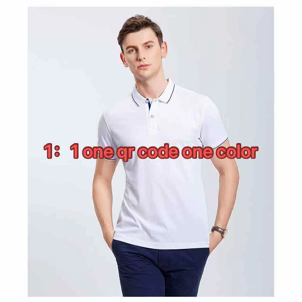 Custom Fit Classic Polo Shirt Men's Two Button Polo Short Sleeve K22C