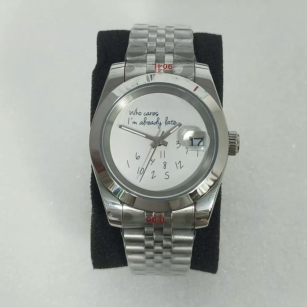 Watch Accessories 36Mm/39Mm Sapphire Glass Case Log Beveled Edge Case Suitable for Nh35/36/4R Movement